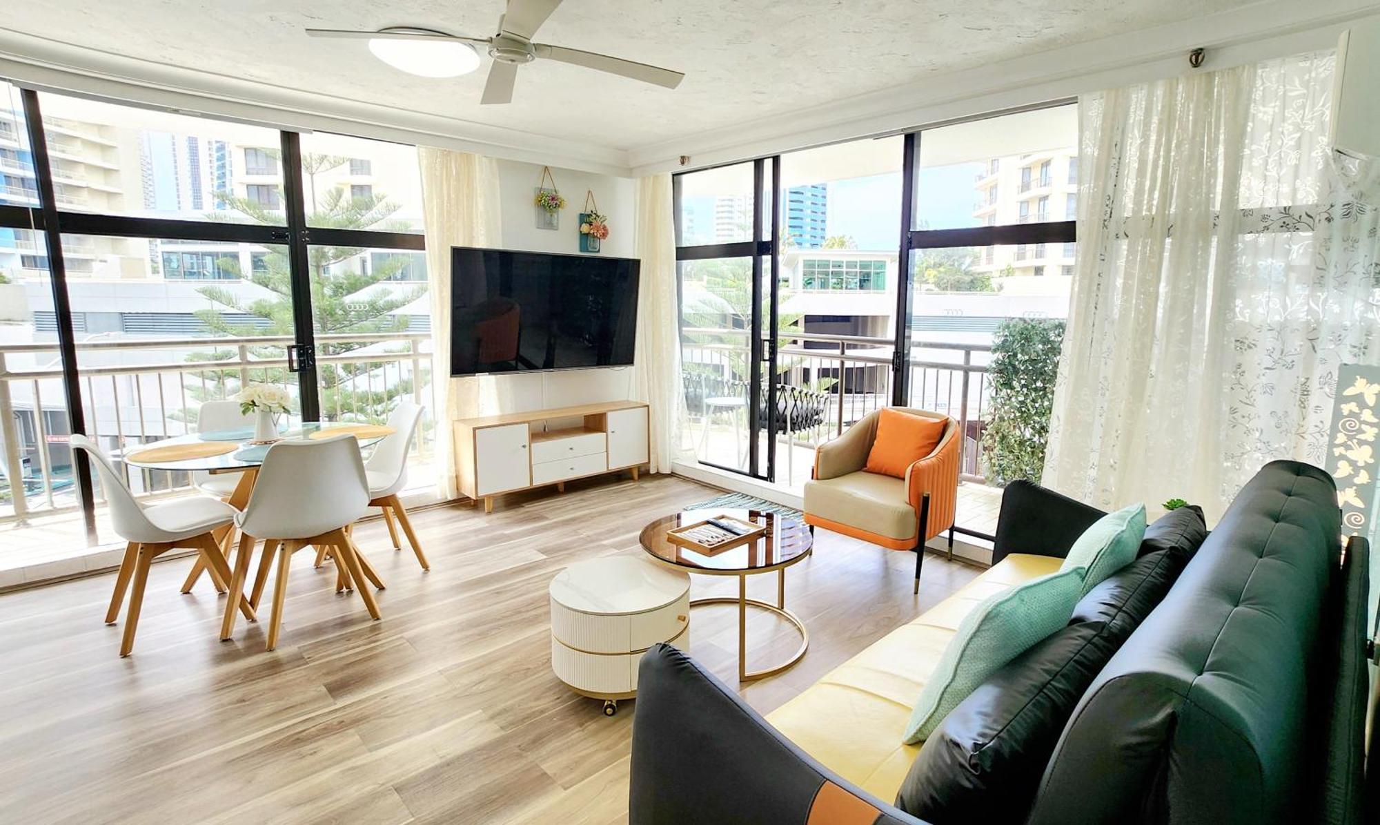 Beachside Apartment In The Heart Of Surfers Paradise - Free Parking 黄金海岸 外观 照片