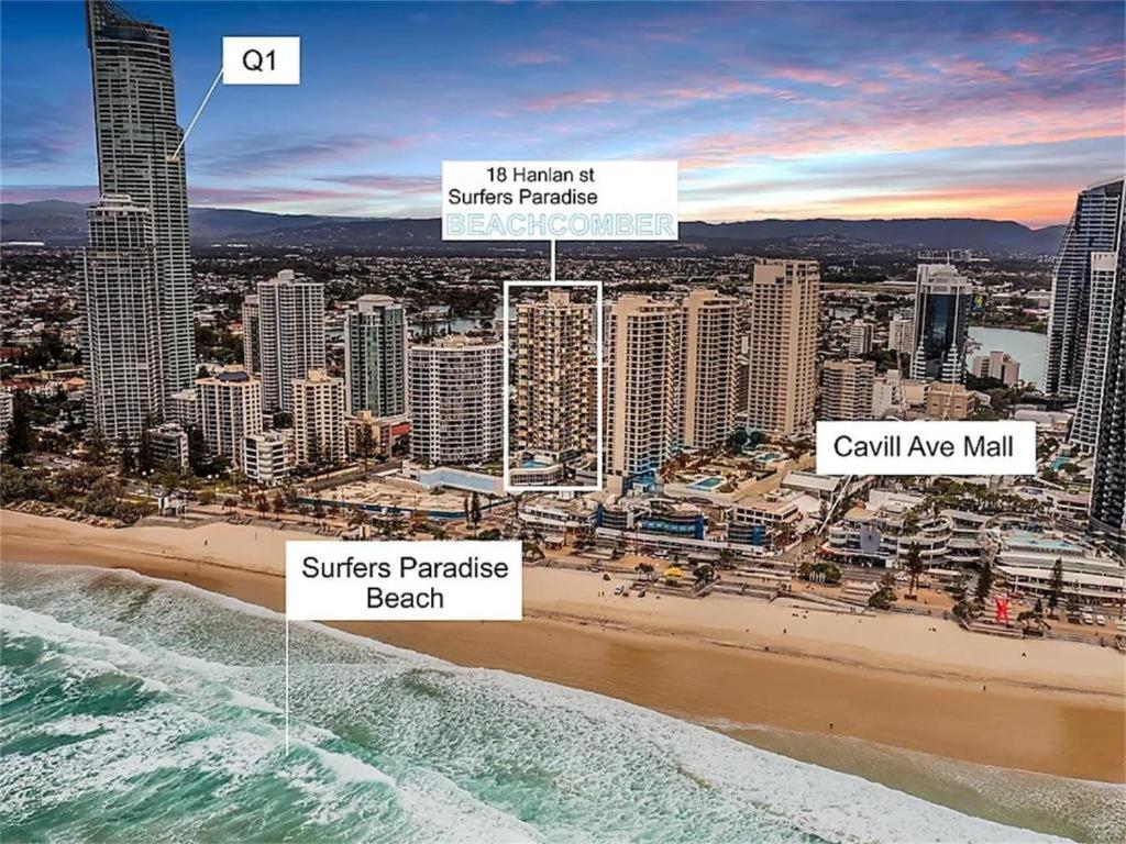Beachside Apartment In The Heart Of Surfers Paradise - Free Parking 黄金海岸 外观 照片